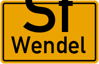 Ortsschild St. Wendel